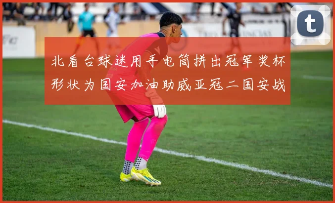 北看台球迷用手电筒拼出冠军奖杯形状为国安加油助威亚冠二国安战麦克阿瑟